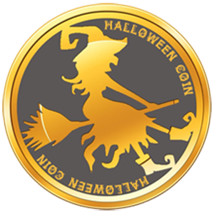 Halloween Coin Coin Logo